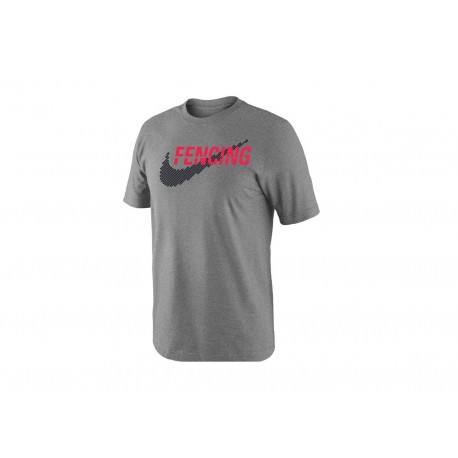 T-Shirt Nike Grey Red